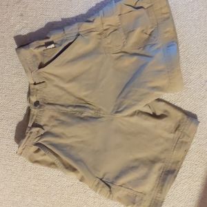 REI tan women's 4 zip-off pants